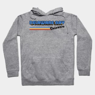 Delaware Bay, Delaware / / Retro Styled Design Hoodie